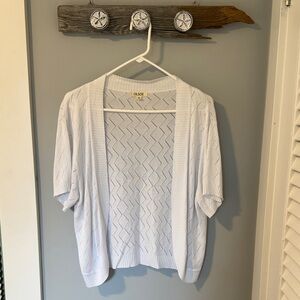 Women’s Short Sleeve Sweater Jacket XL